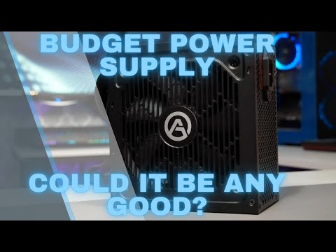 ARESGAME Power Supply 500W 80+ BRONZE Certified PSU Review!