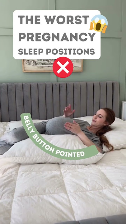 Best vs Worst 😱Pregnancy Sleep Positions!🤰#shorts