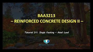 RC Design 2: Tutorial 3.1- Pad Footing with Axial Load