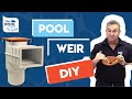 Swimming pool weirskimmer diy  how to replace parts