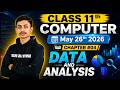 11th Class Computer Science Unit-04 (Data & Analysis) Live Class | FBISE | Soch Badlo By MAK
