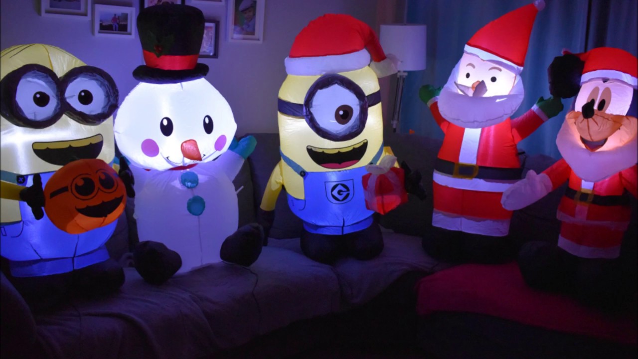 SpiderMan Airblown / Inflatable LED Christmas unboxing plus Extra