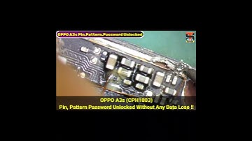 OPPO A3S Pin Lock & Password lock Remove | Without Data Lost #techsriyansh #shorts #ytshorts #mobile