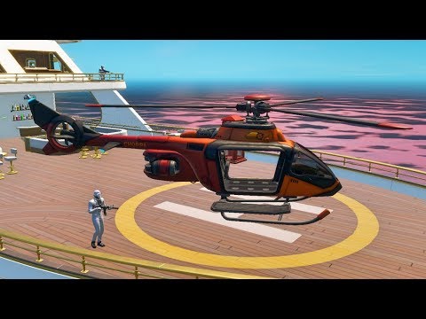 Video: In fortnite waar is die helikopters?