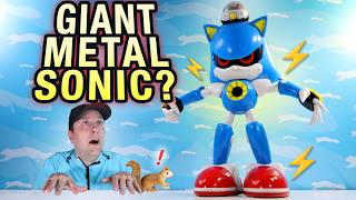 GIANT Metal Sonic Super Sized Figure 35th Anniversary Toys Unboxing
