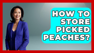 How To Store Picked Peaches? - The Midwest Guru
