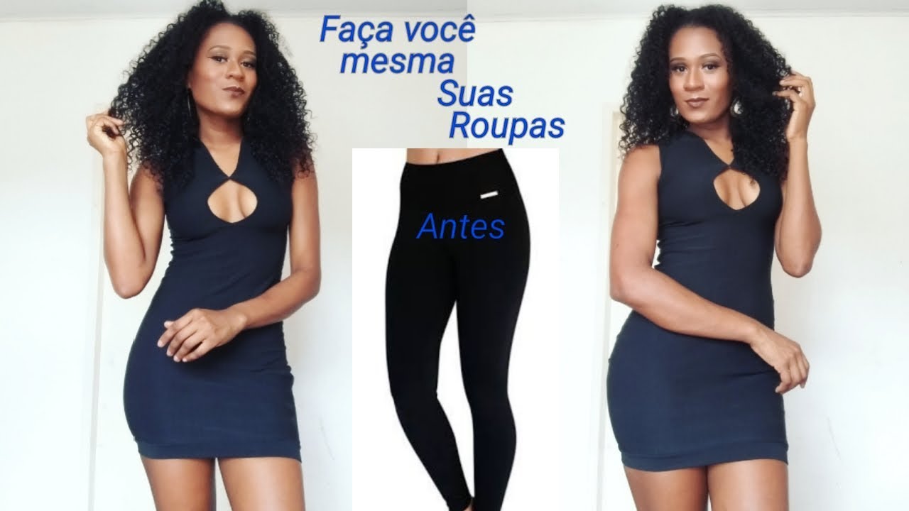 Como Transformar Legging em Vestido pra balada