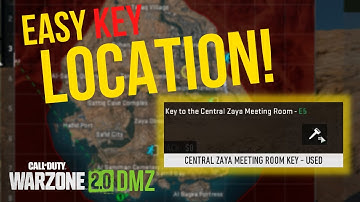 Central Zaya Meeting Room key LOCATION GUIDE | Call of Duty Warzone 2.0 DMZ