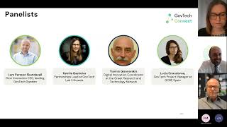 Govtech Connect Community Launch Webinar Session 3 Panel Of Experts