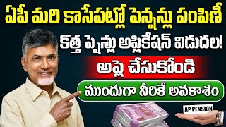 ఏపీ మరి కాసేపట్లో పెన్షన్లు పంపిణీ|కొత్త పెన్షన్లు కు అప్లికేషన్ విడుదల అప్లై చేసుకోండి|ap pension