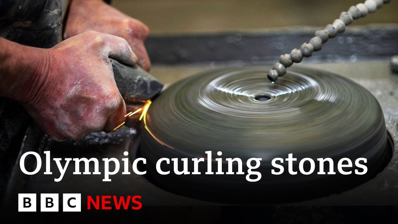 Why do all the Olympic curling stones come from a small Scottish island?  |  BBC News