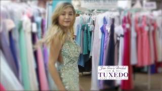 open lace back dress Beaded Embellished Prom Dress F1466 by Nox Anabel 12 / Emerald (Green) main image 0
