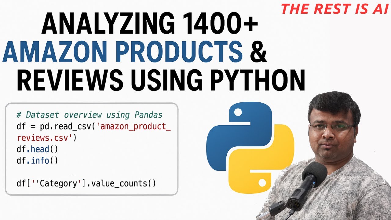python project for beginners: create an amazon scraper... Amazon Product Review Analysis with Python | Full Project Walkthrough ...