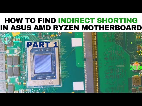 HOW TO FIND INDIRECT SHORTING IN ASUS AMD RYZEN MOTHERBOARD PART 1 |Online Chiplevel Training Course