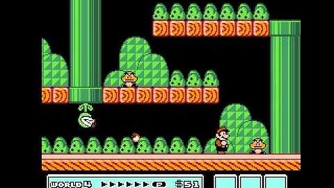 SMB:CC, World 4 HandTrap #1 (Green Gallup)