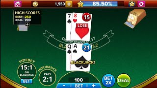 Blackjack 21 - Platinum Player (by Super Lucky Games) IOS Gameplay Video (HD) screenshot 3
