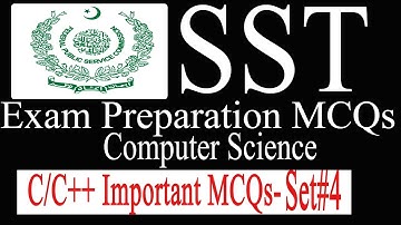 FPSC SST computer science test prep 2019 | c/c++ language mcqs fpsc - Set 4