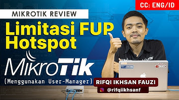Make FUP Limitation with User-Manager - MIKROTIK TUTORIAL [ENG SUB]
