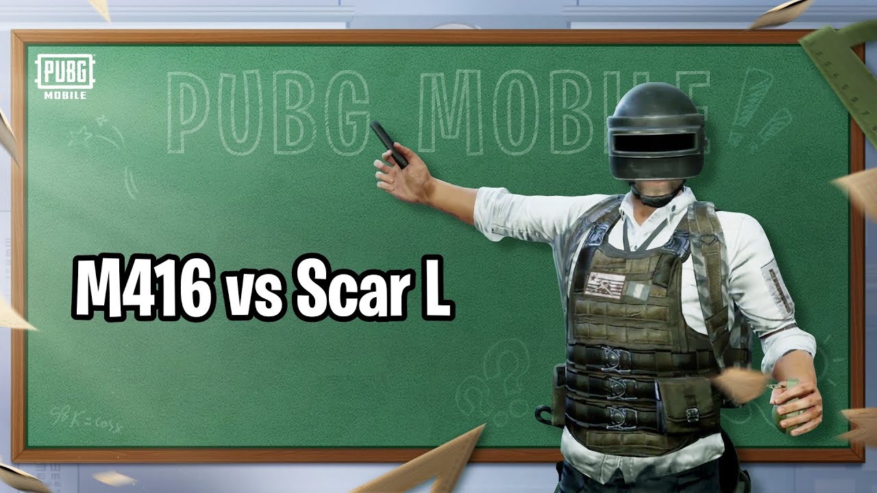 M416 VS SCAR L PUBG MOBILE Pakistan Official
