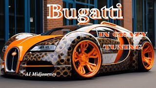 Bugatti in crazy tuning, AI Midjourney... #midjourney