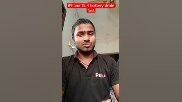 iOS apple 15.4 battery drainage problem.