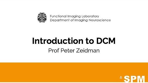 Introduction to Dynamic Causal Modelling | Prof Peter Zeidman | SPM for MRI