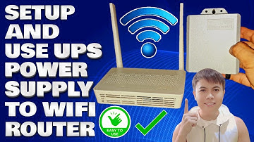 How To Setup and Use Ups Power Supply To WiFi Router | Tagalog Tutorial