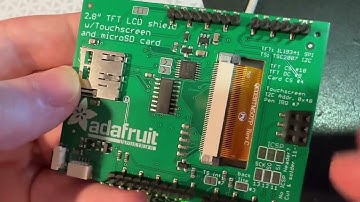 2.8" TFT touchscreen revision with TSC2007 🛠️🖥️🚀