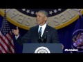 President Obama warns our own bubbles are a 'threat to democracy'