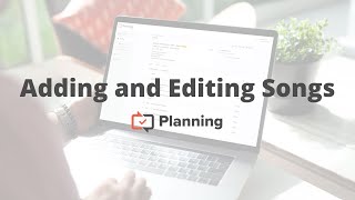 Adding and Editing Songs | Planning screenshot 3