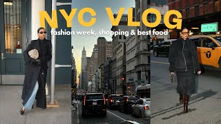 NEW YORK VLOG 2024 | fashion week, the best restaurants in NYC + luxury shopping