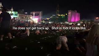 Run and get shot in the foot