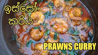 රසට ඉස්සෝ කරියක් හදමු / PRAWN CURRY / SHRIMP CURRY / ISSO CURRY