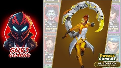 Guvs Hero Reviews: DR SCORPION #puzzlecombat