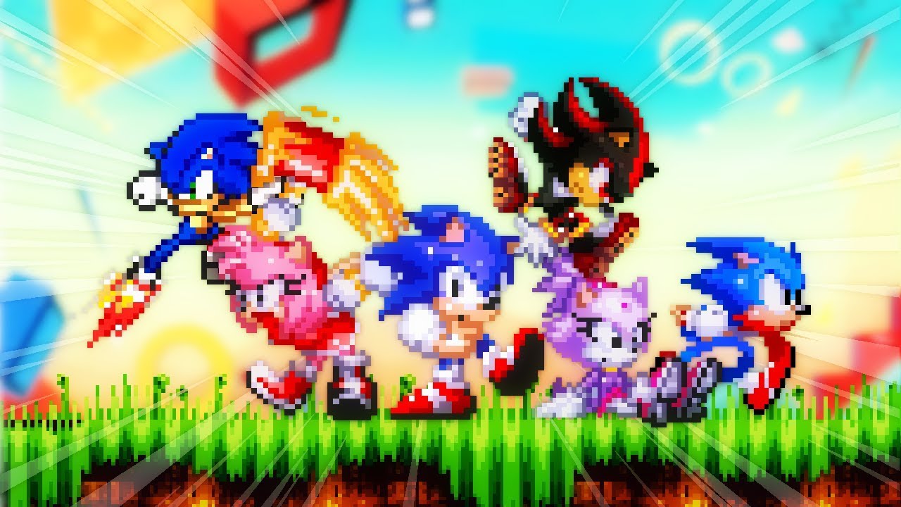 Sonic Fan Games ✪ Sonic 3 Redux (All Characters) 