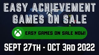 Easy Achievement Games On Sale This Week #Xbox
