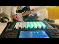 Jamie valley  akai force guitar jam with bass