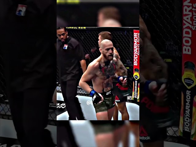 When Conor McGregor Got Knocked Out😳 #shorts #ufc #viral #conormcgregor #dustinpoirier class=