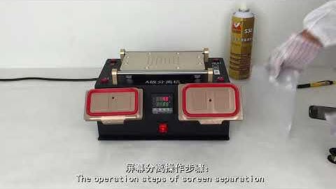 Samsung assembly middle frame separating process 3 in 1 LCD frame separator machine