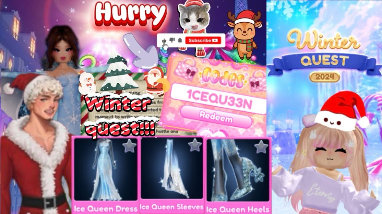 ￼Completing the winter quest tutorial!!