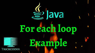 1d array using for each loop | enhanced for loop in java example | for each loop java explained