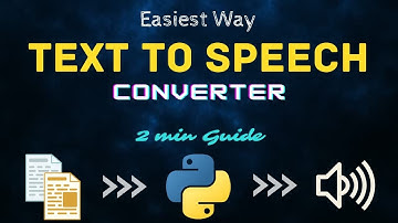 Text-to-Speech Converter in 2 Minutes | Quick Tutorial | Python