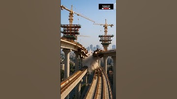 🚧 Mega Bridge Under Construction | Engineering Marvel in the Sky 🌉✨