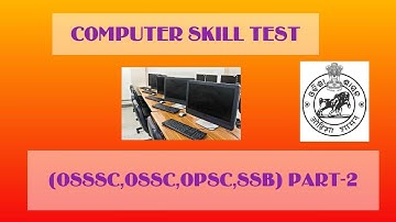 Computer Skill Test For Junior Clerk / Junior Assistant || MS Word Part-2 || OSSSC,OSSC,OPSC,SSB ||