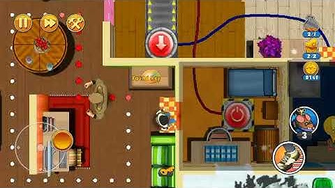 Pilfer Peak 18 - Robbery Bob 2 - Complete level without using any tool - 3 Stars