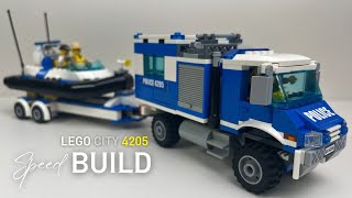 LEGO City 4205 Off Road Command Center Speed building with Stop motion