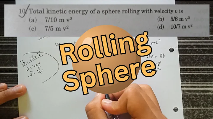Total Kinetic Energy of a Rolling Sphere
