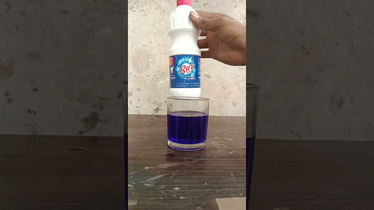 Ujala and Rin liquid incredible Science experiment.