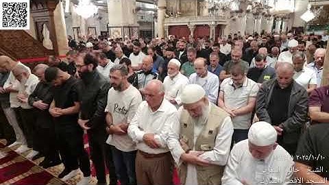 صلاة العشاء للشيخ يوسف ابو سنينه من المسجد الأقصى المبارك 18 ربيع الآخر 1447 من سورة الصافات 