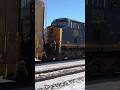 DPU on CSX M205 AutoRack Train from Berea, Ohio 1/18/2026 #shorts #train #railroad #csx #berea #csxt